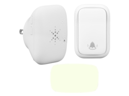 Timbre De Porta Sem Fio Autônomo Ajustável Controle Remoto Ac Mini Para Suprimentos Domésticos Residenciais
