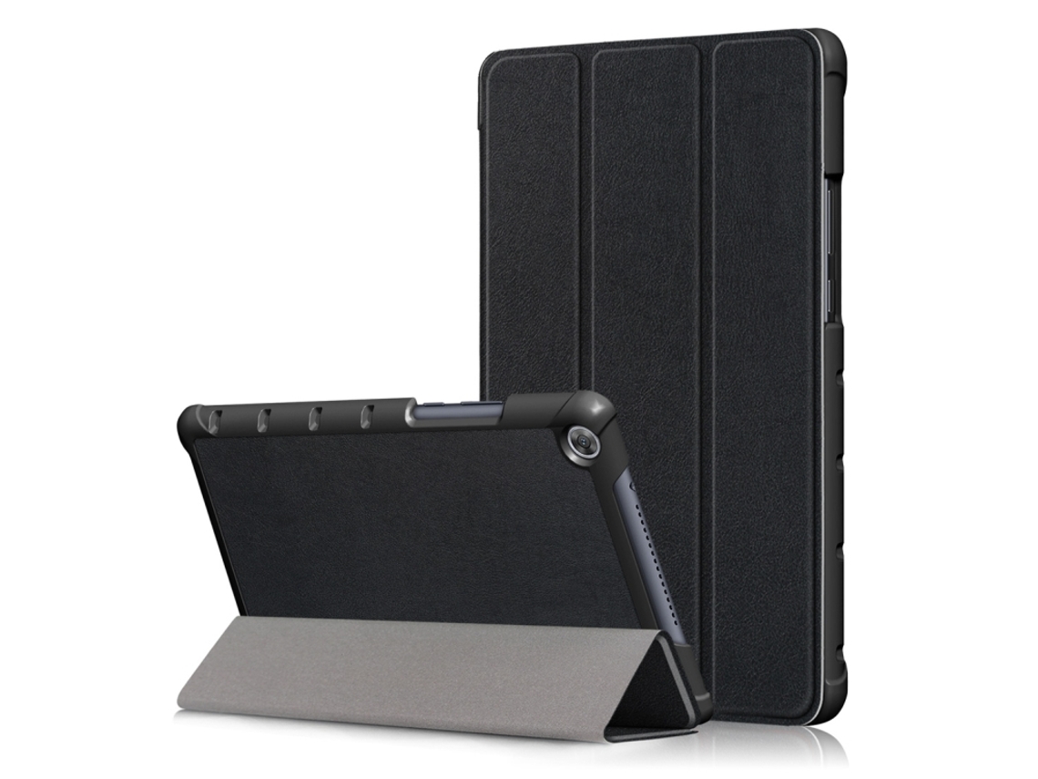 Capa‑flip Horizontal Textura Custer Halinuia Com Suporte Triplo Para Huawei Mediapad M5 Lite 8 Polegadas