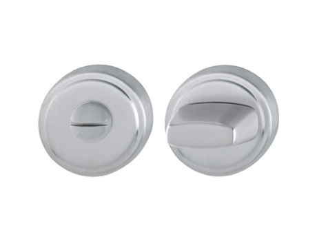 Conjunto Capri em Roseta Sanitária F49-F69 Latão Cromado-Aço Inoxidável Mate 2827132 HOPPE