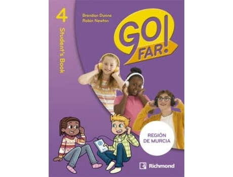 Livro Go Far! 4 Students Region Murcia Da Editorial Richmond De Brendan Dunne E Robin Willian Newton (inglês)