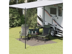 Vidaxl Tapete Para Barraca Cinzento-claro 200 X 250 Cm Polietileno