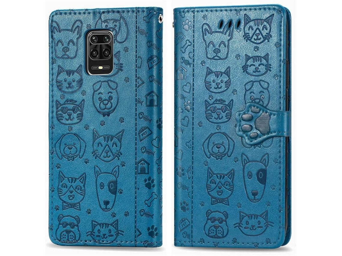Capa Xiaomi Redmi Note 9S HONGWE. Livro Azul
