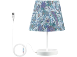 Cabeceira Abajur Delicada em Caxemira e Estampa Floral Kcldeci para Quarto, Estilo Fazenda, Sala de Estar, Clara