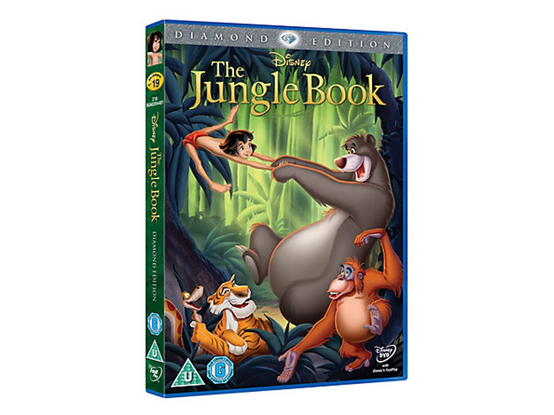 DVD Disney Jungle Book Inglês Diamond Edition