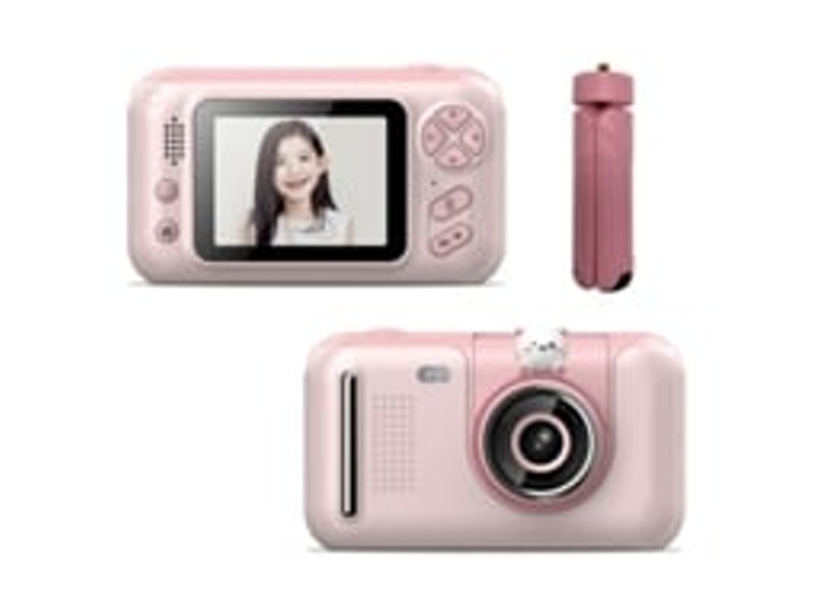 Presente Perfeito Para Crianças, Câmera Digital Infantil Hd Com Material Abs Não Tóxico, Tela De 2,4 Polegadas, Design De Tripé Para Mesa Ou Selfie