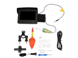 Câmera de Pesca Subaquática 4.3 Polegadas Hd Ip68 com Luz Ir 15m e 5 Brilhos