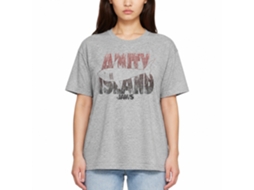 Rockinstone Jaws Movie Shark Line Heather Gray Adult T-shirt Size:l