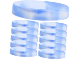 Conjunto De 20 Pulseiras Silicone À Prova D Água Para Identificação Em Esportes E Eventos Elásticas Confortáveis Homens