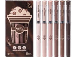 Caneta Rollerball Em Gel Para Escrita, Esferográfica Com Tinta Líquida