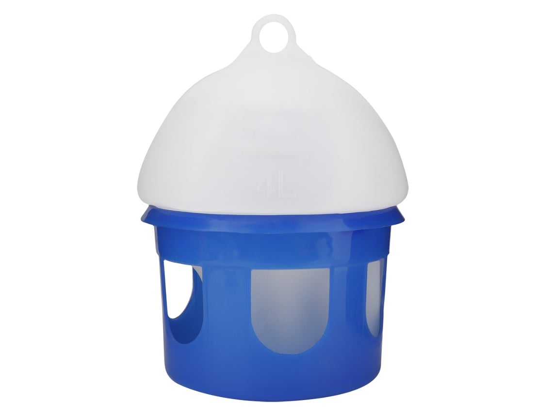 Comedouro e bebedouro automático para pombos aves com capacidade 4l em plástico abs resistente S/MARCA