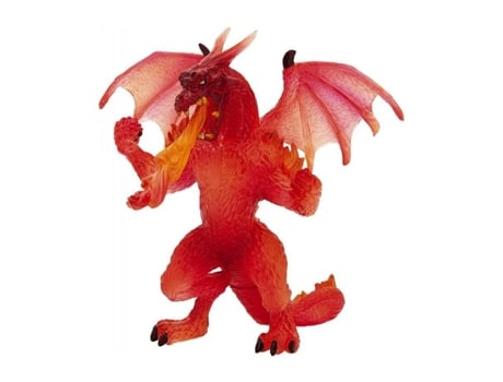 Papo Dragón de Fuego Figura Con Diseño El Mundo Fantástico 2038981