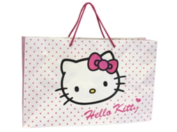 Saco de embrulho M Branco Hello Kitty Face