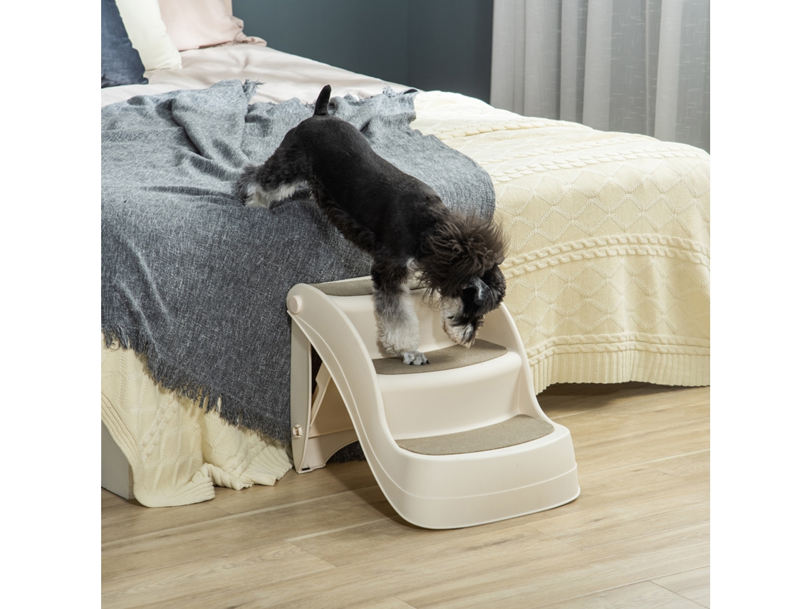 Escada Pet, 49 X 38 X 38 Cm, Proteção Uv, Plástico, Creme
