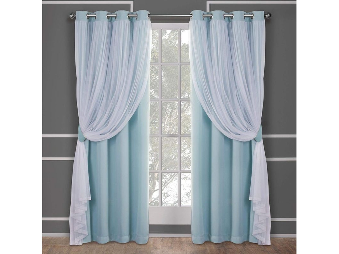 Conjunto de 2 Cortinas com Grommets 52x84" Nova LINE