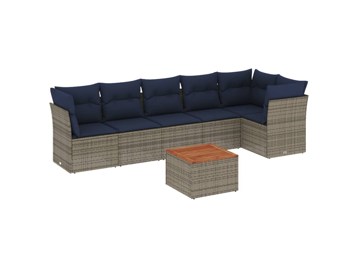 Garden Sofa Set, Garden Sofa Sets Vidaxl Cinzeto Rattan / Vime (n/a)