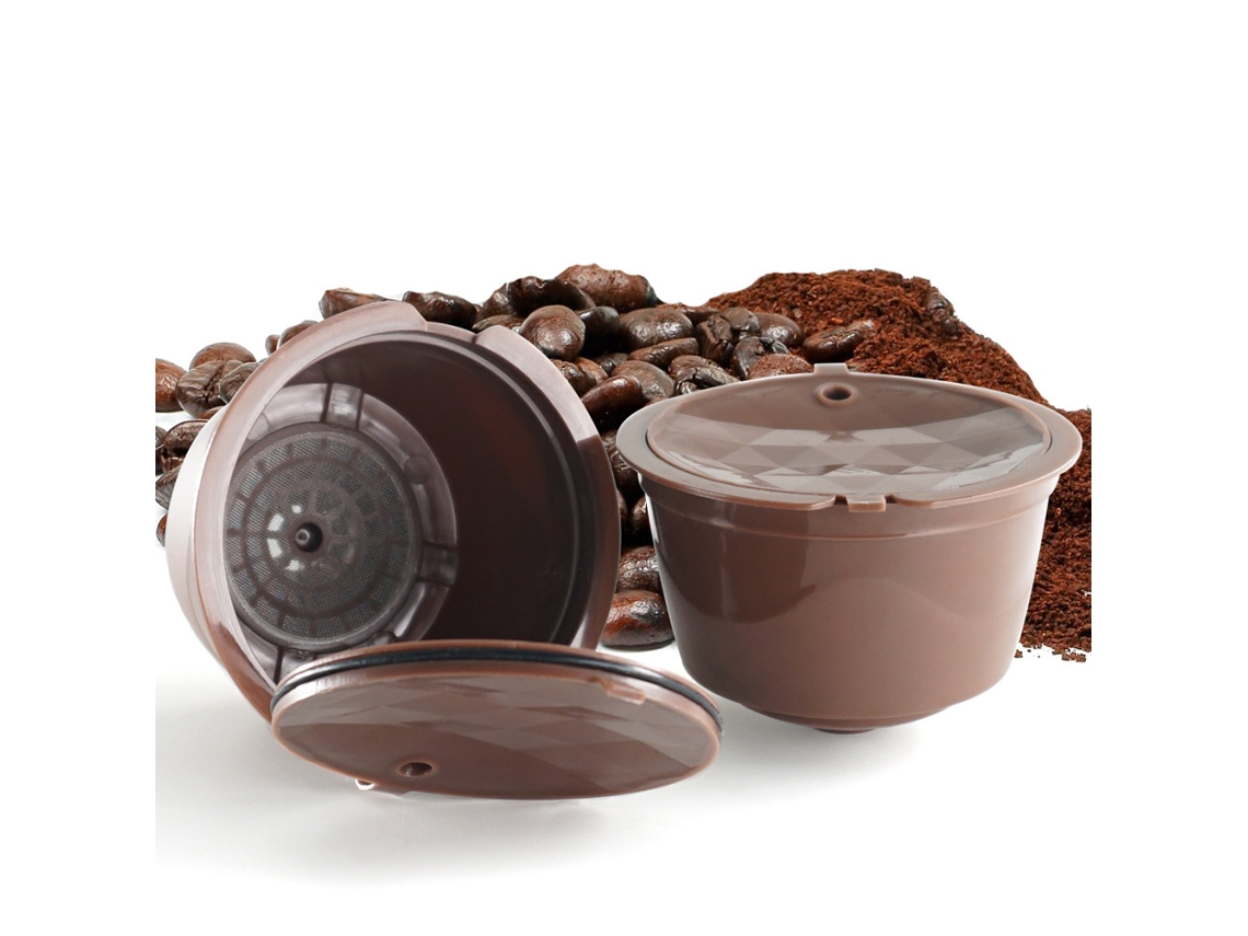 Unidades Cápsulas Café Plástico Filtrante Reutilizável Máquina Dolce Gusto