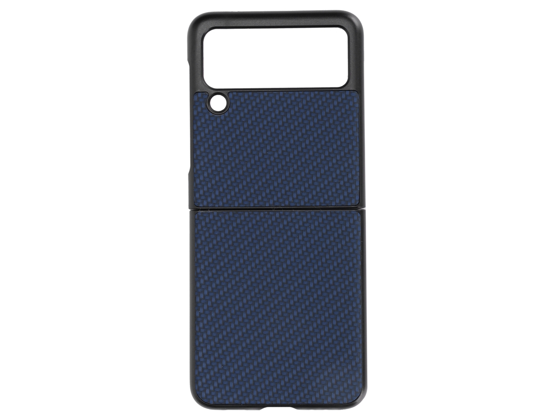 Capa LAXISCREED Flip 3 Samsung Carbon Fiber Resistente