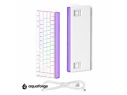 Teclado Rgb Switch Magnético Branco Azul