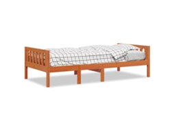 Cama de Criança Sem Colchão Pinho Maciço Castanho mel MAISON EXCLUSIVE (75x190 cm)