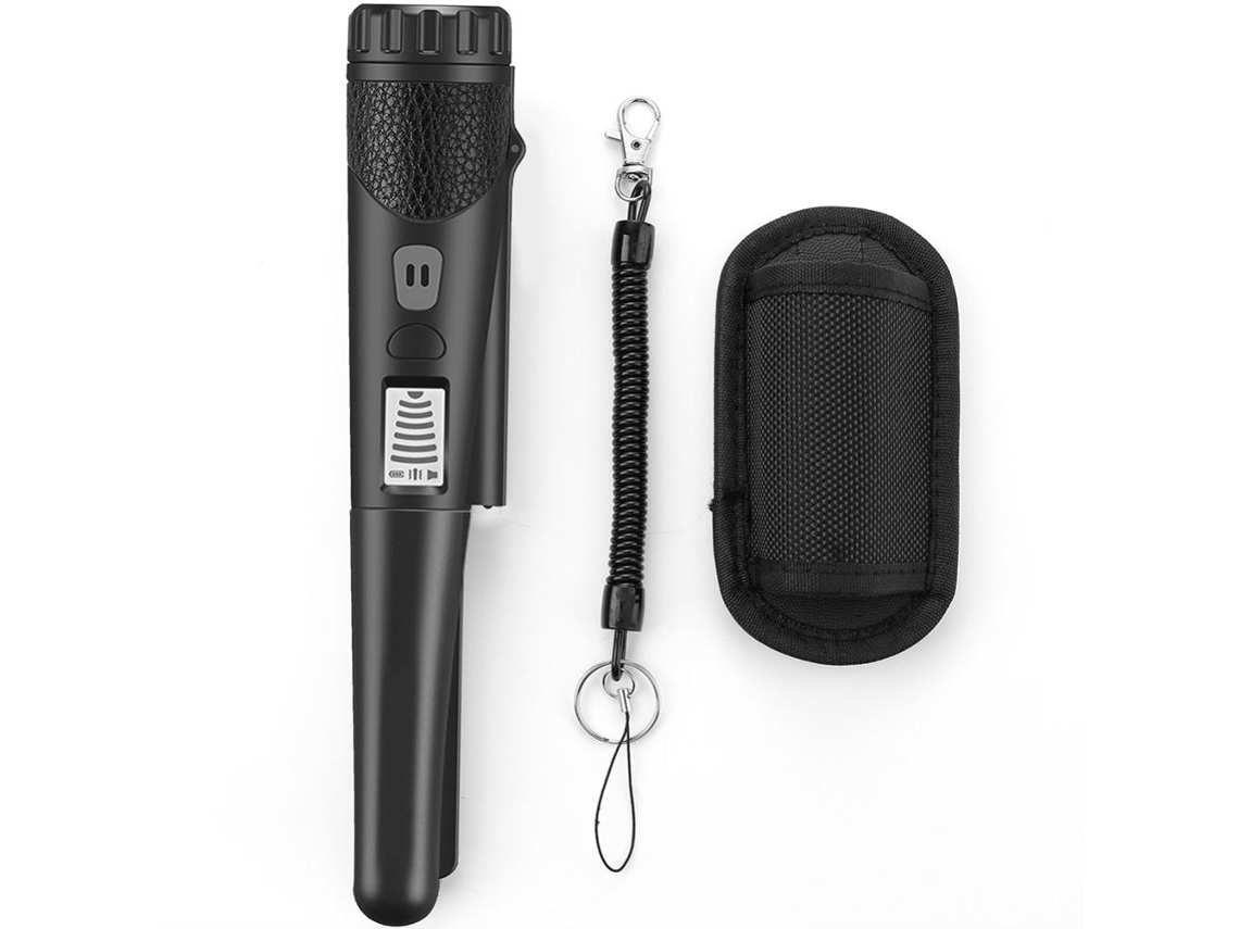 Detector De Metal Portátil Impermeable Com Buzzer E Vibração Para Exploração Ao Ar Livre