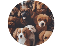 Almofada De Borda Para Computador, Almofada De Meditação Com Estampa Cachorro, Almofadas Para Cadeiras De Exterior