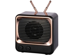 Coluna Bluetooth RITTEREC DW02 (Preto - 3 W - Alcance: até 10 m)