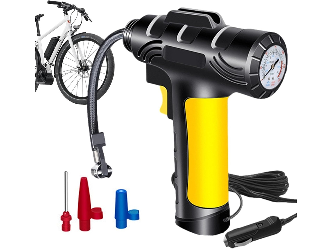 Compressor De Ar Portátil Para Motocicletas Com Visor.