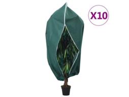 Vidaxl Coberturas Para Plantas Com Fecho 10 Pcs 70 G/m² 1,55x1,55 M