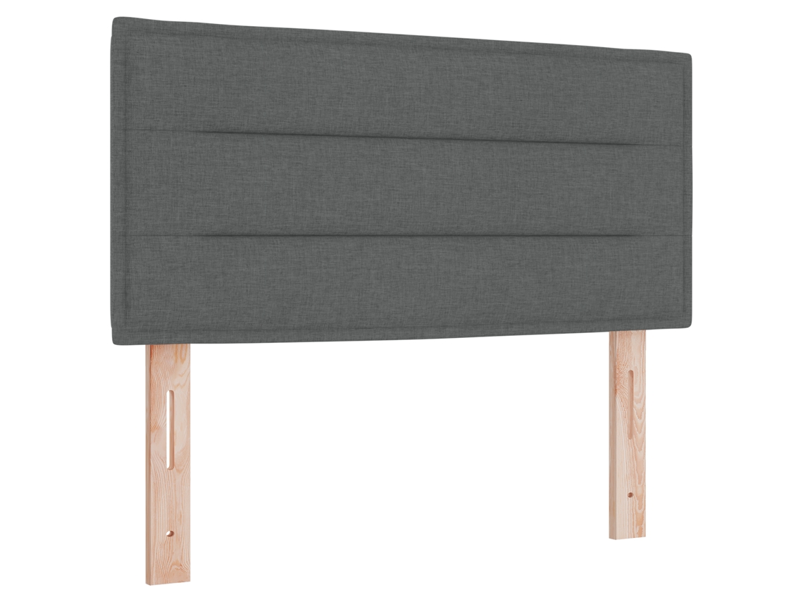 Conjunto 1 Móveis Para Cabeceira Vidaxl Cinzento Tecido (80 Cm)