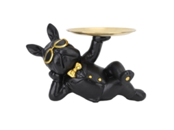 Bandeja de Estátua Bulldog LAXISCREED