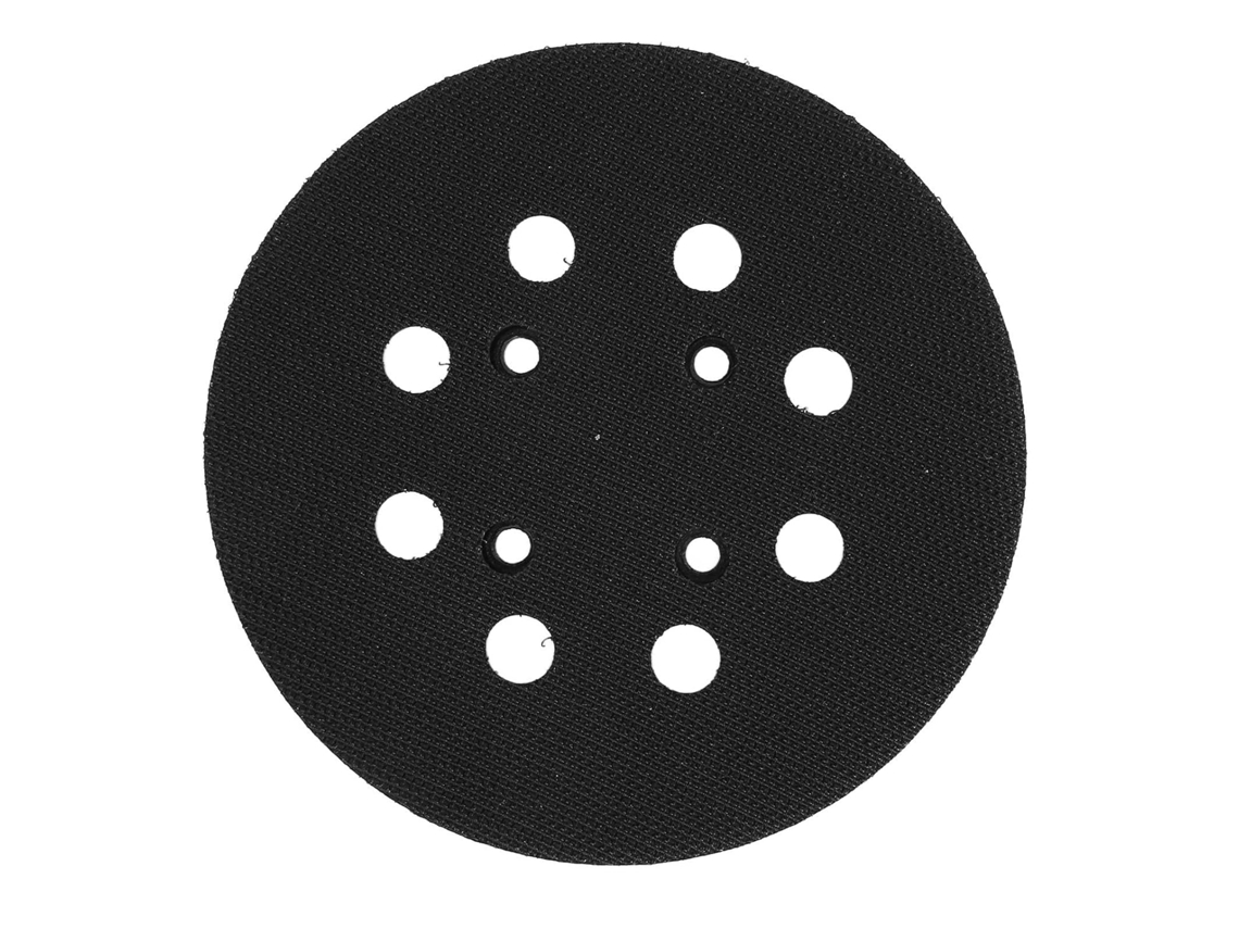 Disco De Polimento Elétrico Borracha Com 8 Furos Para Lixa, 12, 7cm 5 Polegadas, E Almofada De Amortecimento