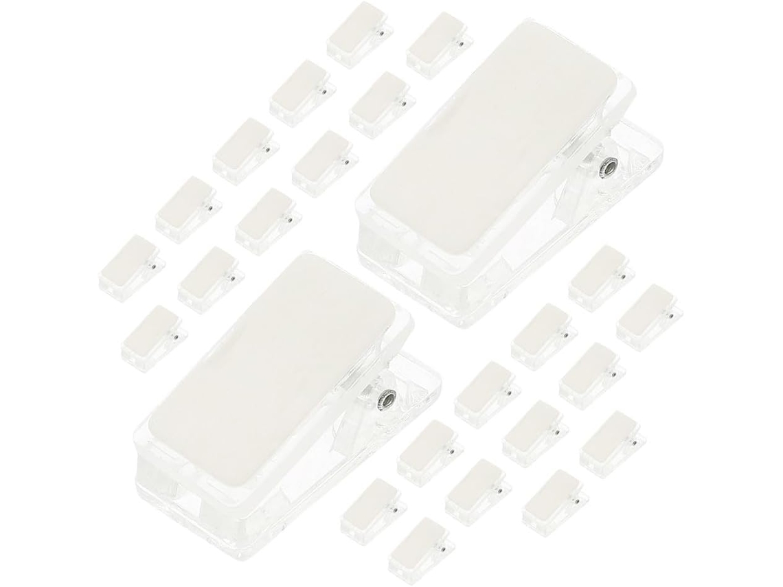 Clips Portáteis Stobaza 35 Para Credenciais E Cartões De Identificação, Em Plástico Resistente E Ferro, Ideais Para Uso