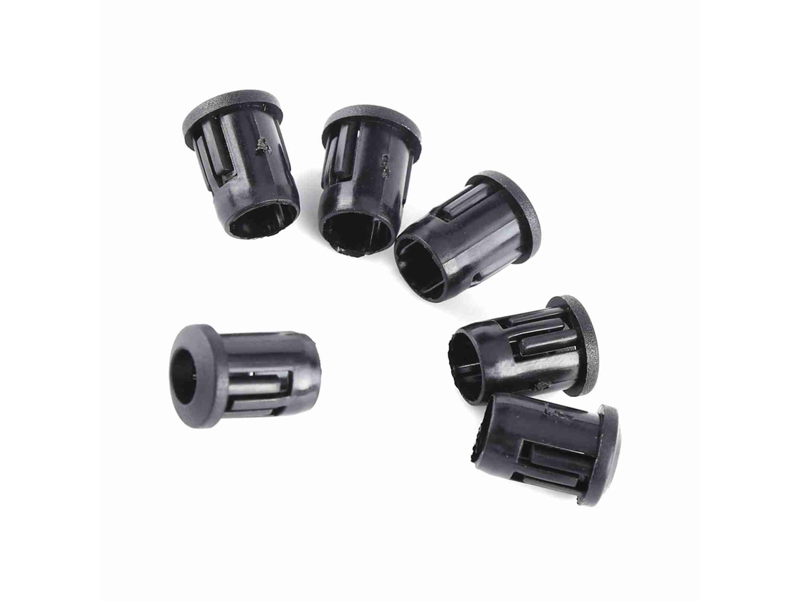 Laxiscreed Soquete Para Led 5mm Com Suporte E Clip De Nylon Preto Para Iluminação Led