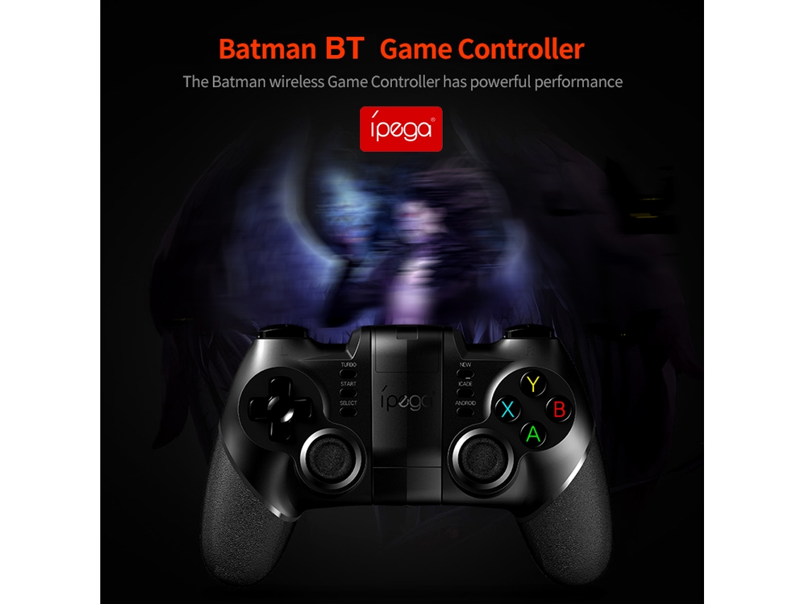 Ipega Gamepad Pg 9076 Bt 2.4g Wireless Game Console Controller Mobile Trigger Gaming Handle Joystick Para Android Tv Pc P3 Preto