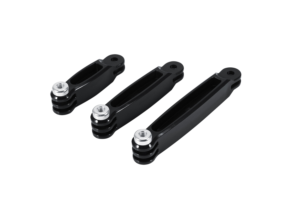 Conjunto de braços extensíveis para GoPro e câmeras, acessório para GoPro.