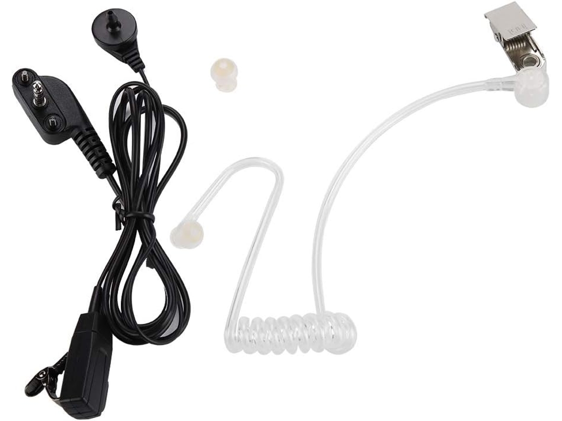 Walkie talkie com Microfone Ptt, Fone de Ouvido Fio, 3,5 Mm AQUAFORGE