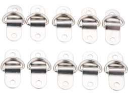 Conjunto de 10 Ganchos Metal 0 81 46 63 P 10 1 16 Mm Resistente S/MARCA