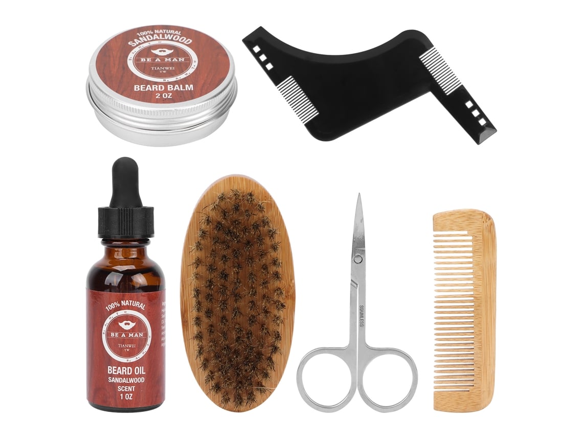 2026 kit de Cuidado e Barbear Profissional de Barba, Presente Ideal para Homens com Barba