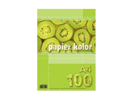 Papel Xero A4, Verde Claro, 100 Folhas Kreska