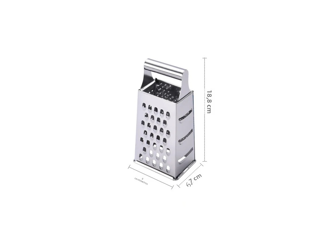 Ralador de Cozinha Multifuncional de Aço Inoxidável com Quatro Lâminas, Utensílio Manual MDUG (15 Cm)