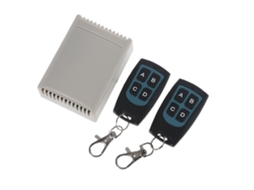 Controle Remoto Sem Fio com 4 Botões para Uso Doméstico, Receptor de Relé 433 Mhz para Motor Dc 12v BRILVIBERA (avanço/reverso)