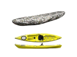 Capa De Armazenamento Para Kayak Canoa 2.1m-6.5m Impermeável Uv Protetora Ocean Camo 300cm 550 Cm
