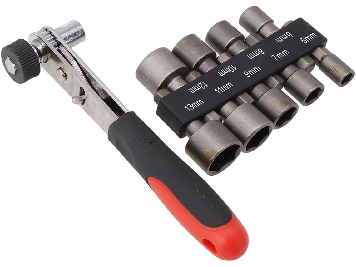 De 10 Chaves 5 A 13 Mm Com 1/4" Para Kit Portáteis Pequenas Metal.
