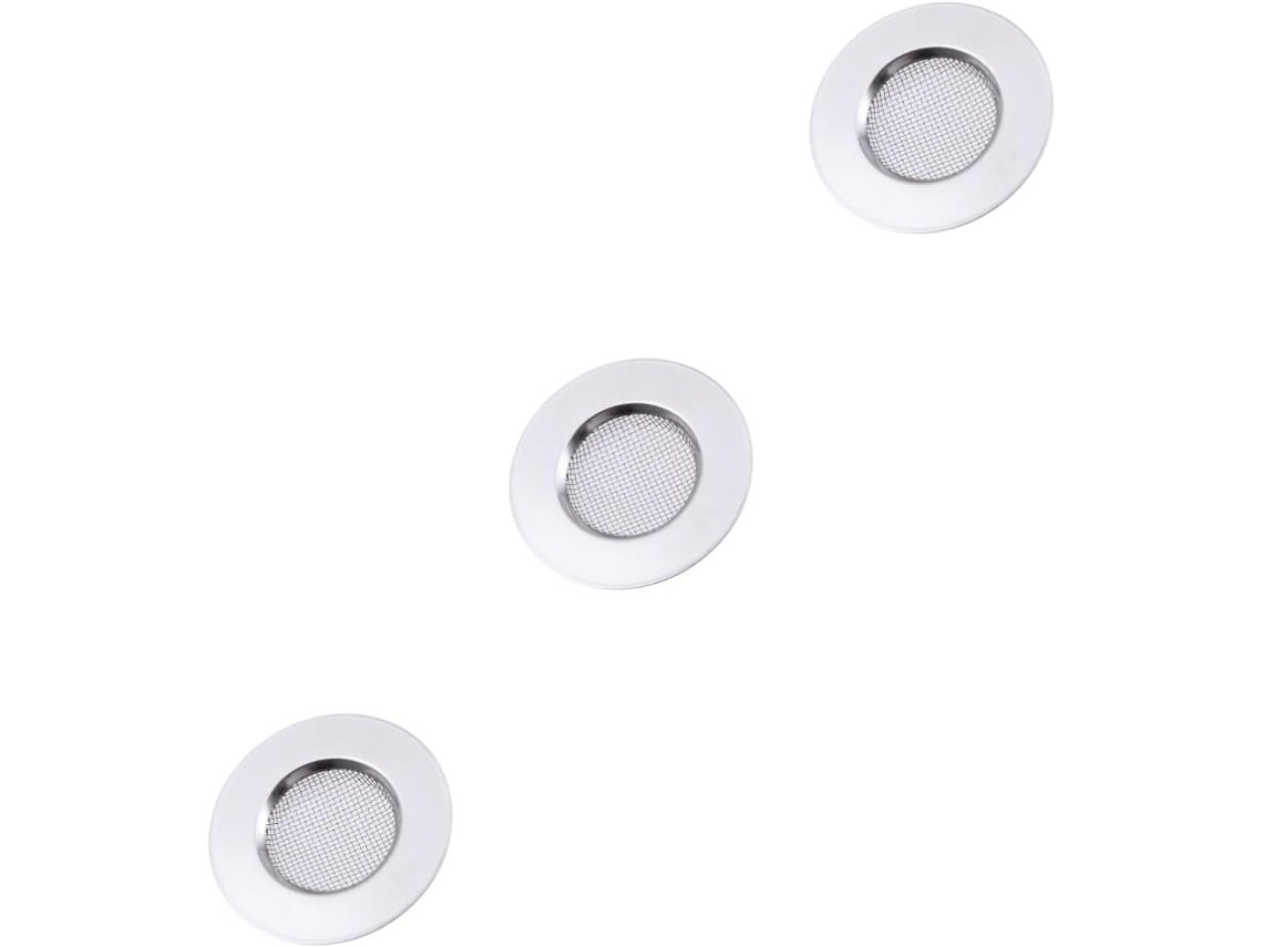 Conjunto De 6 Peças De Aço Inoxidável Para Coletar Cabelos E Filtrar A Pia Da Cozinha.
