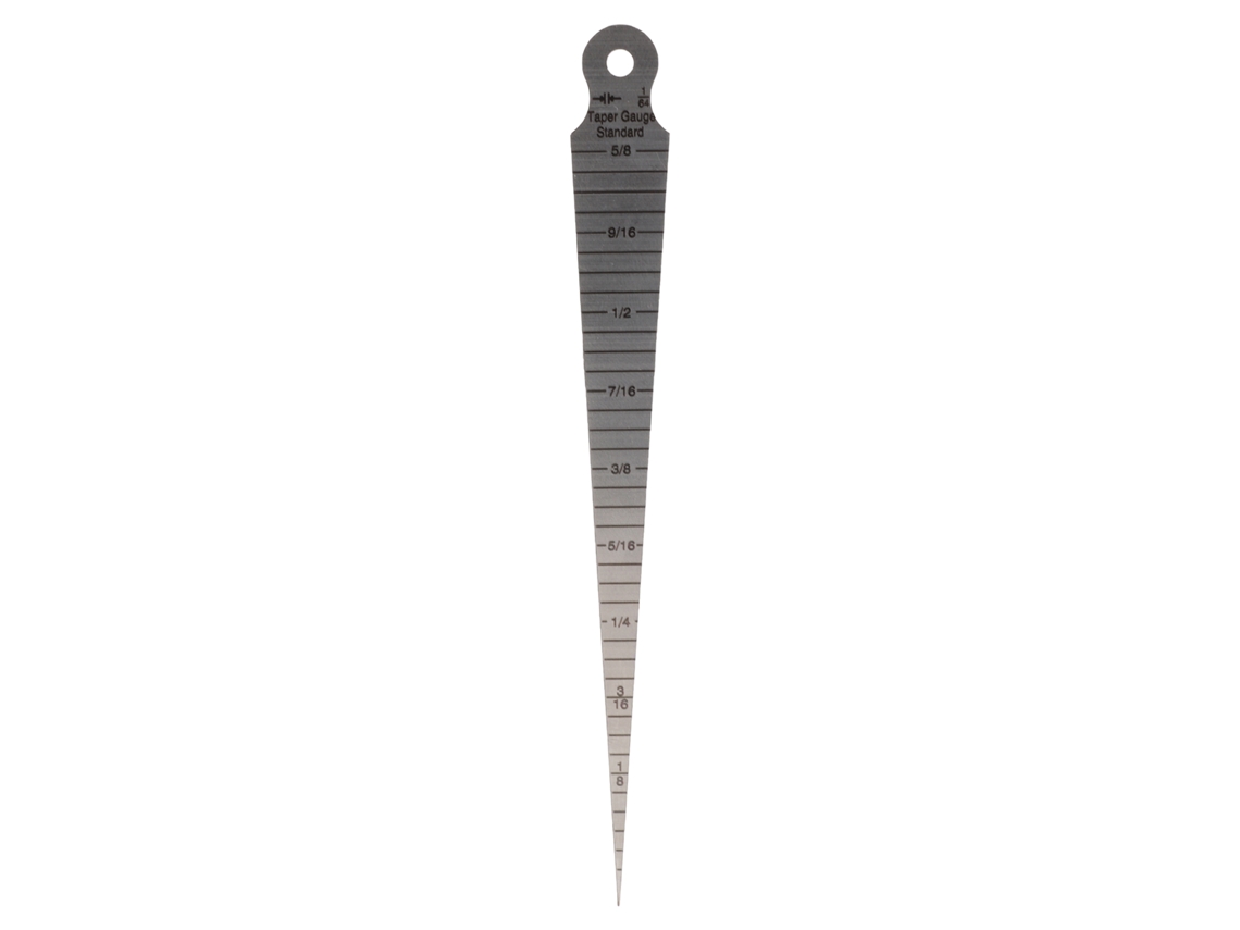 Calibrador cônico de aço inoxidável de 1 a 15 mm, escala de abertura, calibrador de cunha métrico/imperial para inspeção de soldagem.
