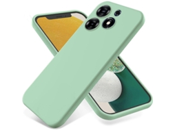 Capa De Silicone Líquido À Prova De Choque Para Celular Pure Color