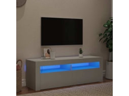 Vidaxl Móvel De Tv Com Luzes Led 120x35x40 Cm Branco