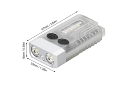 Lanterna Edc Usb Recarregável 1000lm Chaveiro