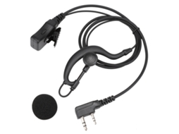 Fone De Ouvido Intercom Com Ptt E Volume Ajustável
