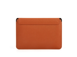 Capa Protetora Para Laptop Com Forro De Pu, Marrom Fina Tamanho Da Tela 14 14,2 Polegadas Yunzii